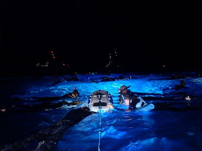 Night snorkel, Hawaii