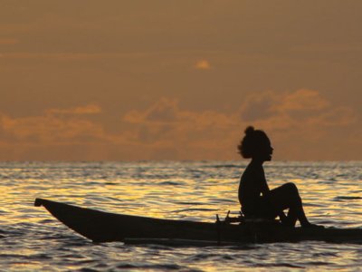 Papua New Guinea canoe