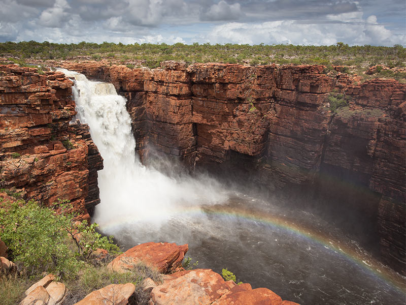 King George Falls in Western Australia's Kimberley