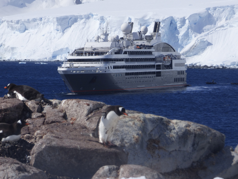 Laura's photo of the Ponant ship Le Boreal 